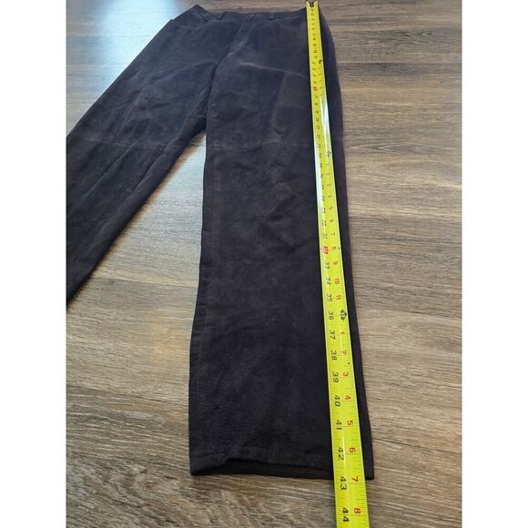 Vintage Bushwacker Genuine Leather Pants Brown Suede Size 10 | Made in USA - Picture 8 of 9